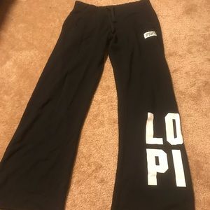 PINK Black sweatpants